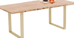 Matbord Harmony - Massivt Trä/Mässing, 180x90cm - KARE Design
