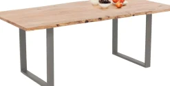 Matbord Harmony - Massivt Trä/Rå Stål, 180x90cm - KARE Design