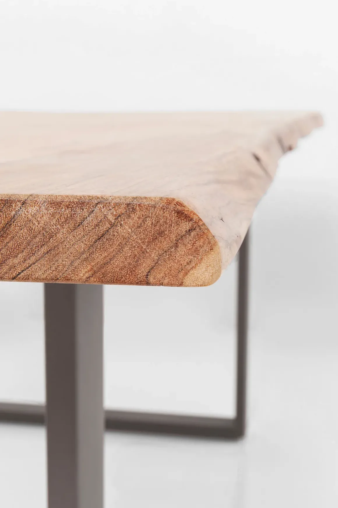 Matbord Harmony - Massivt Trä/Rå Stål, 200x100cm - KARE Design