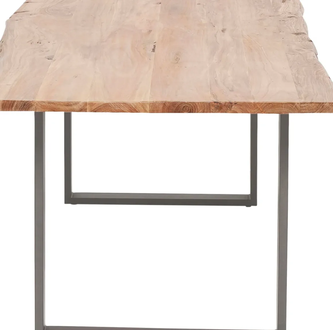 Matbord Harmony - Massivt Trä/Rå Stål, 160x80cm - KARE Design