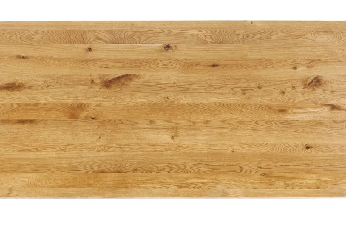 Matbord Jackie - Massiv Ek/Krom, 160x80cm - KARE Design