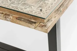 Matbord Kalif - Massivt Trä/Glas, 200x90cm - KARE Design