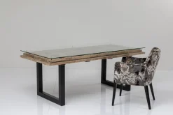 Matbord Kalif - Massivt Trä/Glas, 200x90cm - KARE Design