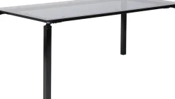 Matbord Lorenco - Svart/Tonat Glas, 180x90cm - KARE Design