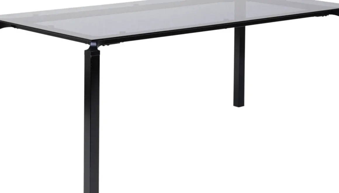 Matbord Lorenco - Svart/Tonat Glas, 180x90cm - KARE Design