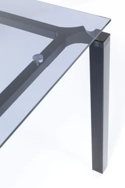 Matbord Lorenco - Svart/Tonat Glas, 180x90cm - KARE Design