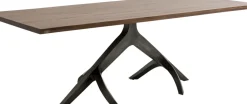 Matbord Roots - Massiv Valnöt/Grå, 220x100cm - KARE Design