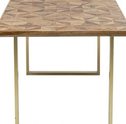 Matbord Stars - Trä/Mässing, 180x90cm - KARE Design