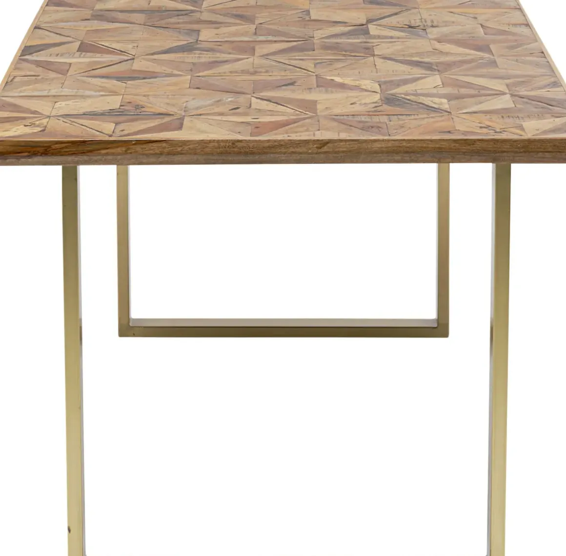 Matbord Stars - Trä/Mässing, 180x90cm - KARE Design