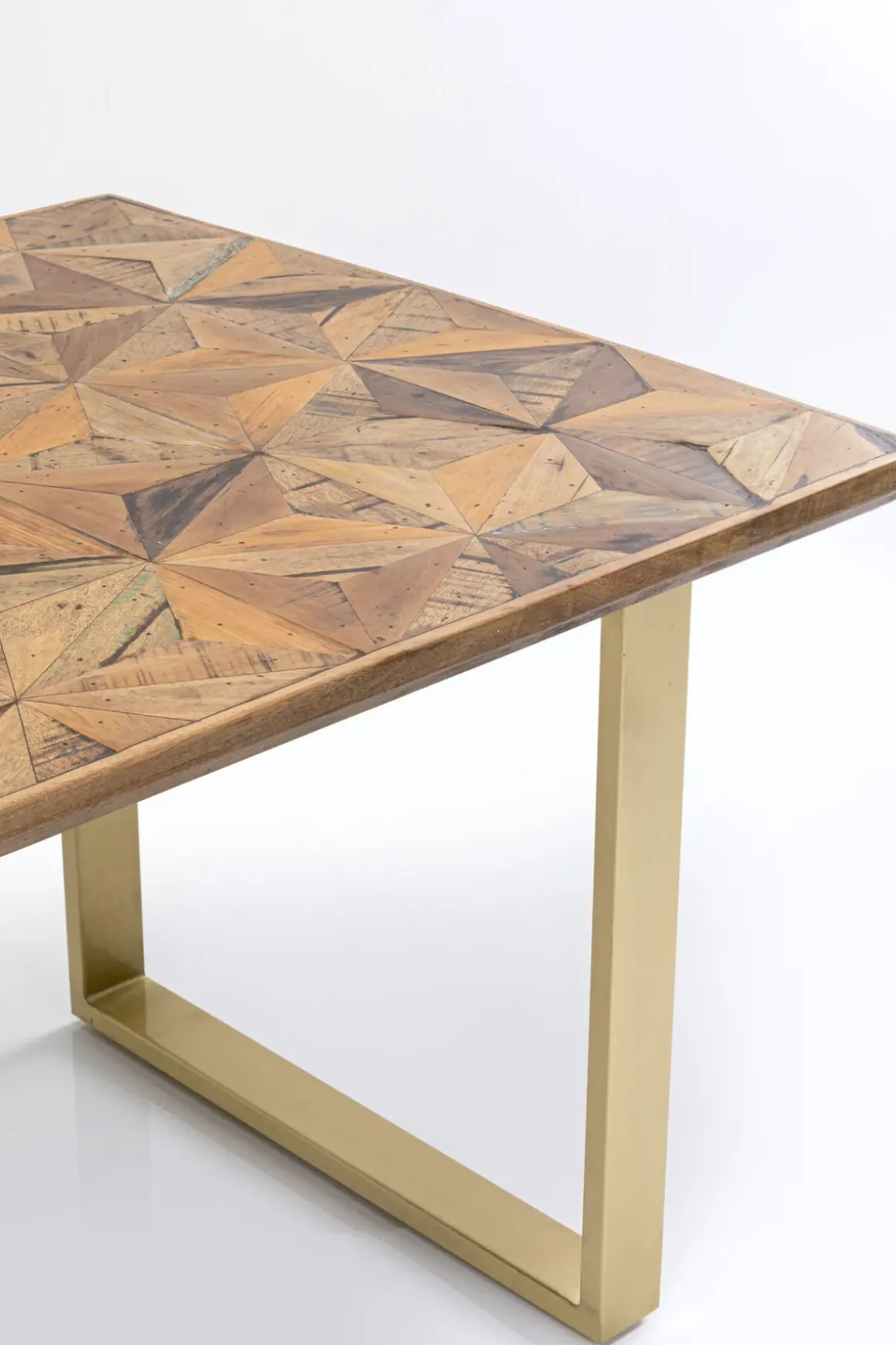 Matbord Stars - Trä/Mässing, 180x90cm - KARE Design