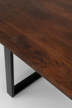 Matbord Symphony - Massivt Mörkt Trä/Svart, 160x80cm - KARE Design