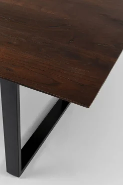 Matbord Symphony - Massivt Mörkt Trä/Svart, 180x90cm - KARE Design