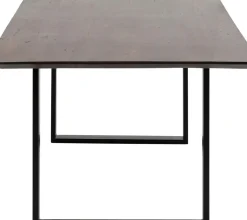 Matbord Symphony - Massivt Mörkt Trä/Svart, 180x90cm - KARE Design