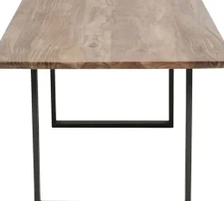 Matbord Symphony - Massivt Trä/Rå Stål, 180x90cm - KARE Design