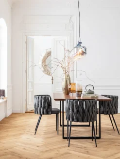 Matbord Symphony - Massivt Trä/Svart, 180x90cm - KARE Design