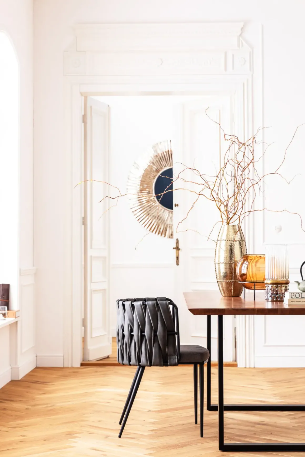 Matbord Symphony - Massivt Trä/Svart, 180x90cm - KARE Design