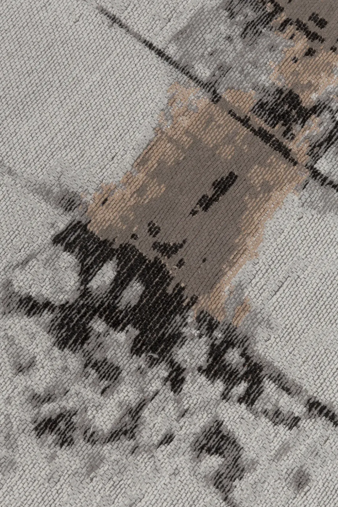 Matta Abstract Line - Grå/Beige 240x170cm - KARE Design