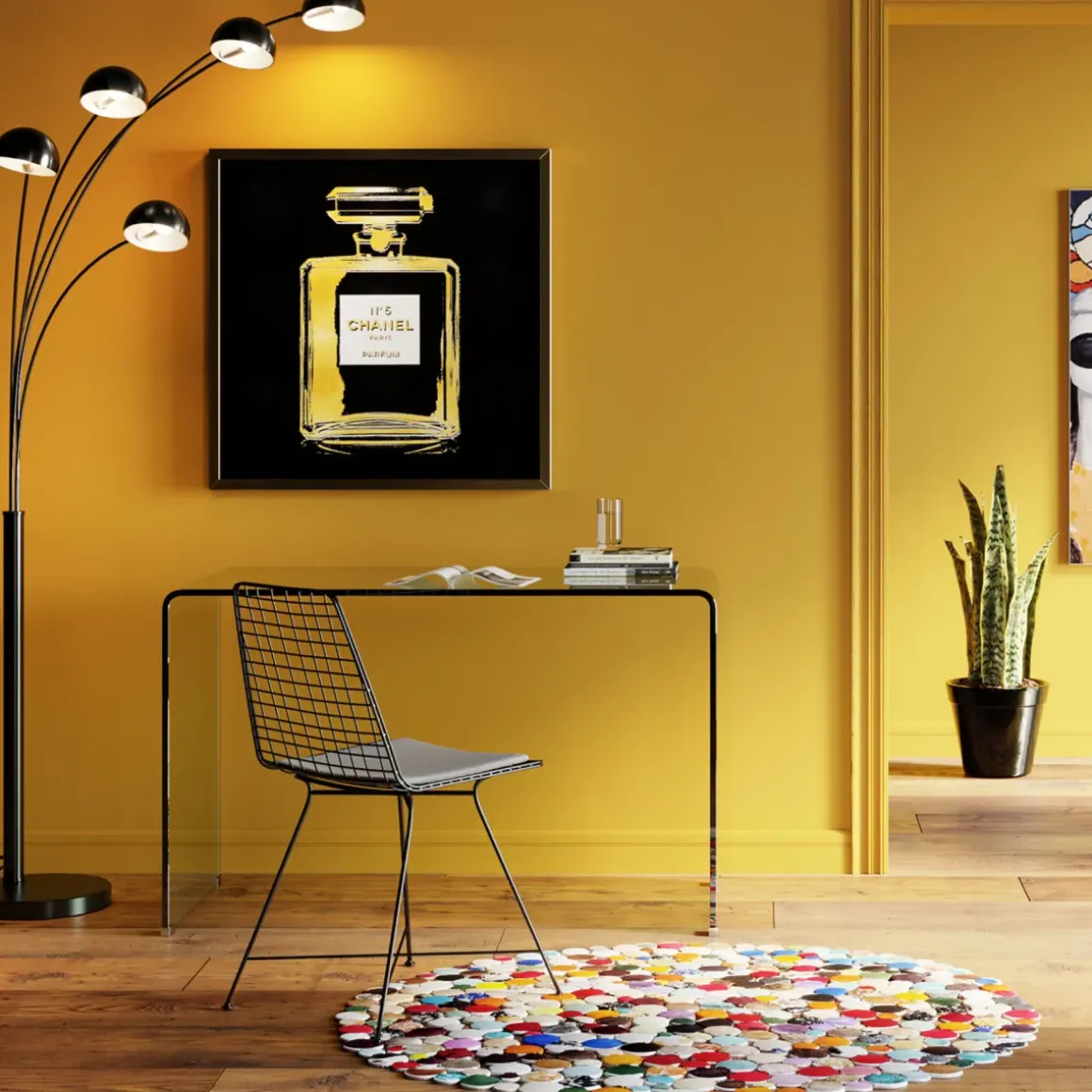 Matta Circle Multi Ø150cm - KARE Design