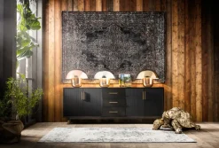 Matta Kelim Ornament - Brun/Grå/Svart, 240x170cm - KARE Design