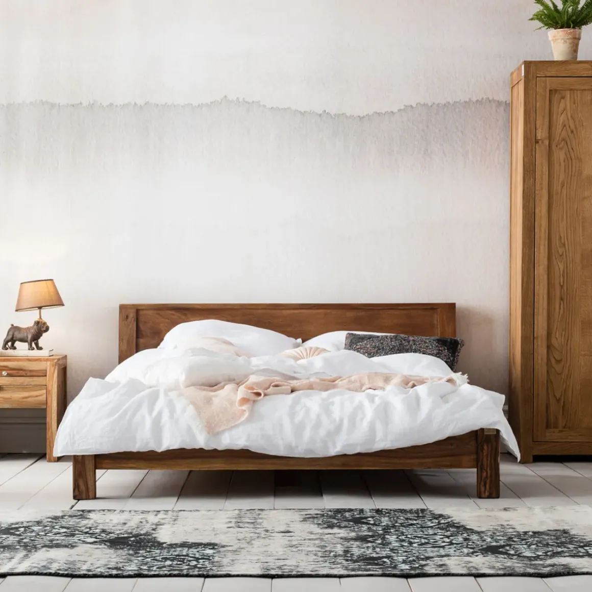Matta Kelim Ornament - Turkos, 240x170cm - KARE Design
