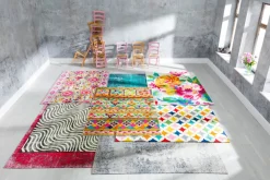 Matta Kelim Pop Grå 170x240cm - KARE Design