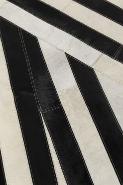 Matta Tapes - Svart/Vit Rand, 170x240cm - KARE Design