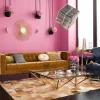 Matta Vegas Läder Guld, 240x170cm - KARE Design