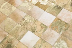 Matta Vegas Läder Guld, 240x170cm - KARE Design