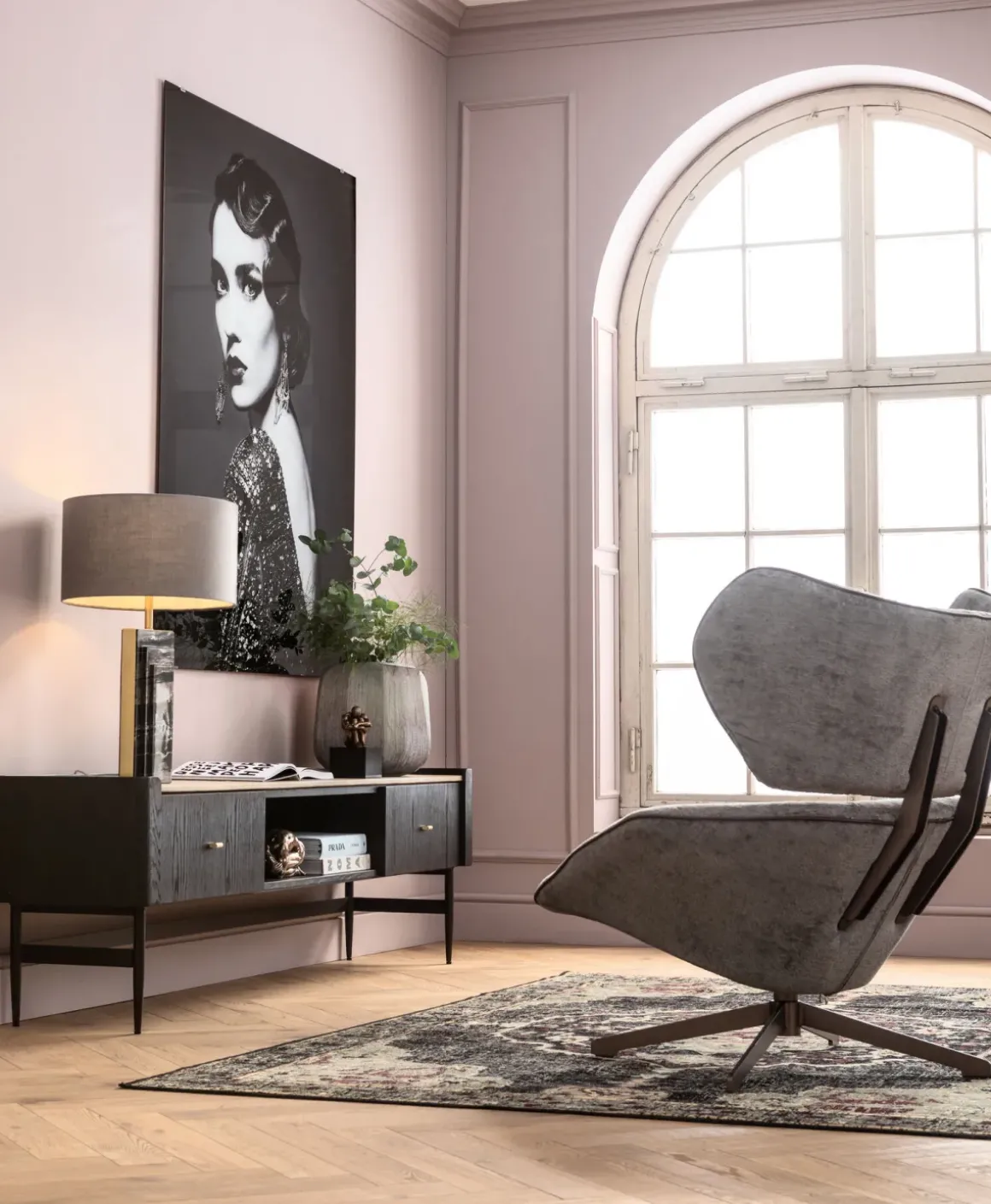 Milano TV-Bänk - Mörkt Trä, 55x200cm - KARE Design