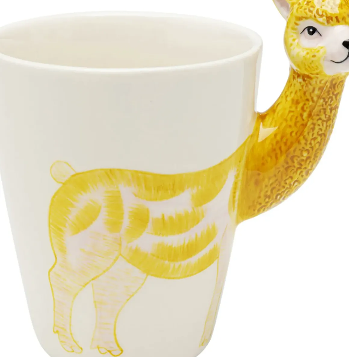 Mugg Funny Animal Alpaca - Alpacka, 12cm - KARE Design