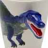 Mugg Funny Animal Dino - Dinosaurie, Blå, 11cm - KARE Design