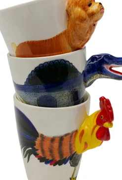Mugg Funny Animal Rooster - Tupp, 12cm - KARE Design