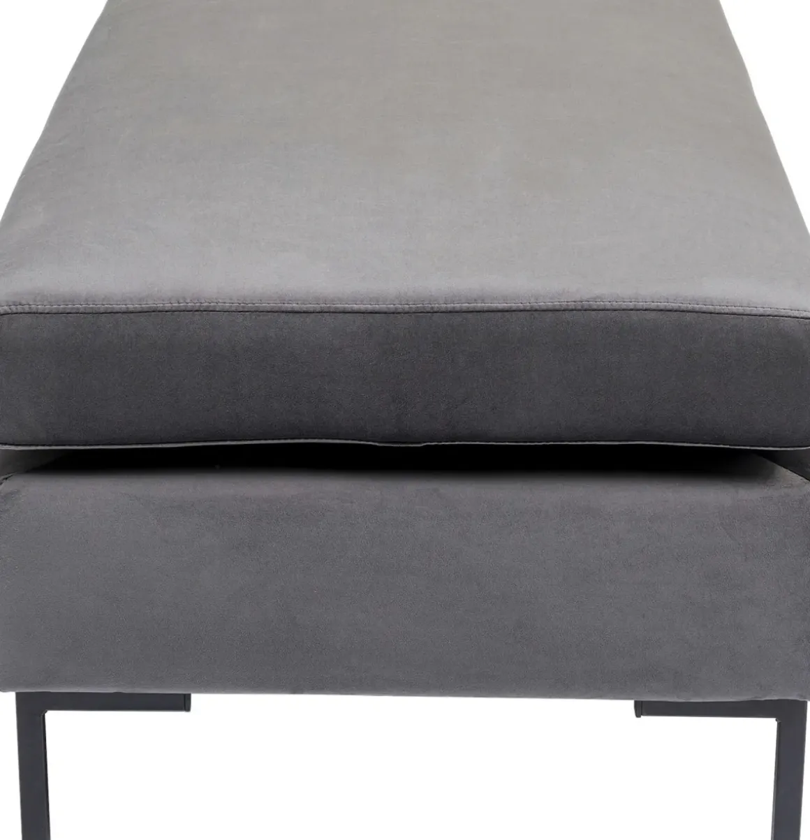 Pall - Fotpall Gianni - Grå sammet - KARE Design