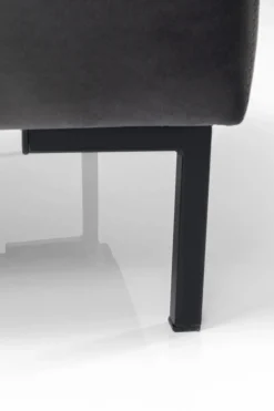 Pall - Fotpall Gianni - Grå sammet - KARE Design