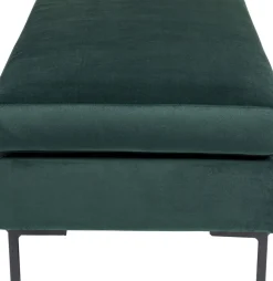 Pall - Fotpall Gianni - Mörkgrön sammet - KARE Design