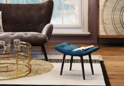 Pall Vicky - Blågrön Sammet/Svart - KARE Design