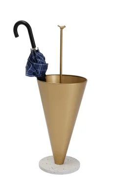 Paraplyställ Singing In The Rain - Guld - KARE Design