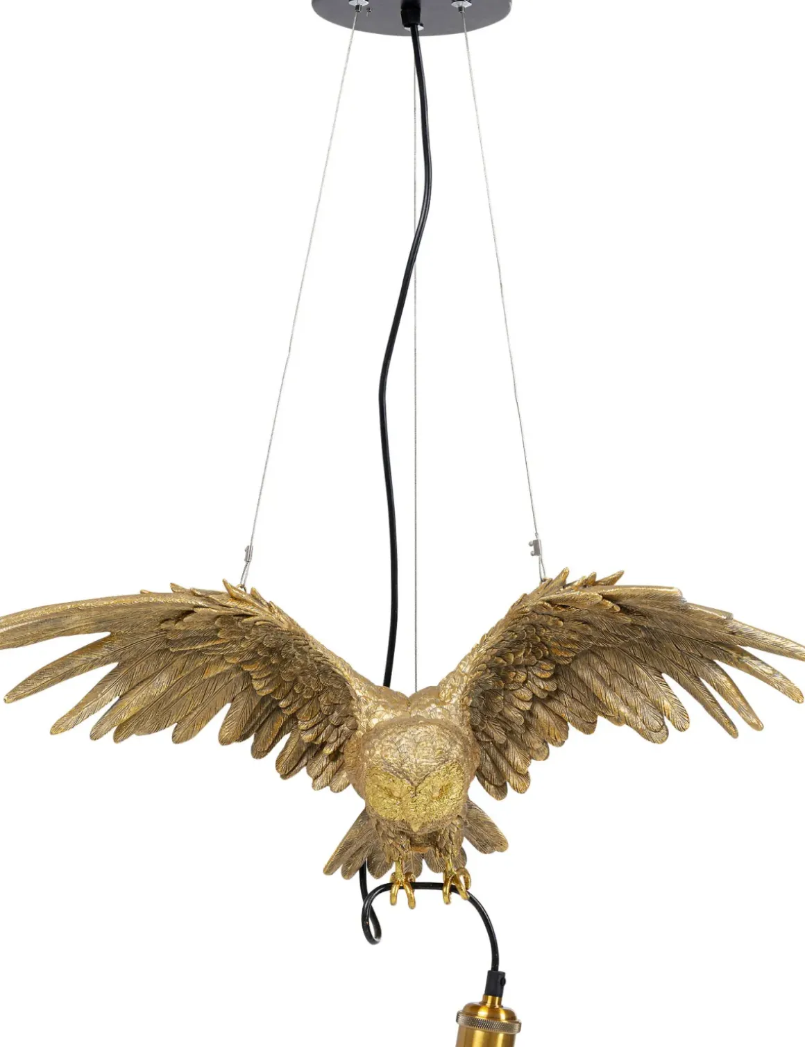 Pendel Animal Owl - Taklampa med Uggla i Guld - KARE Design
