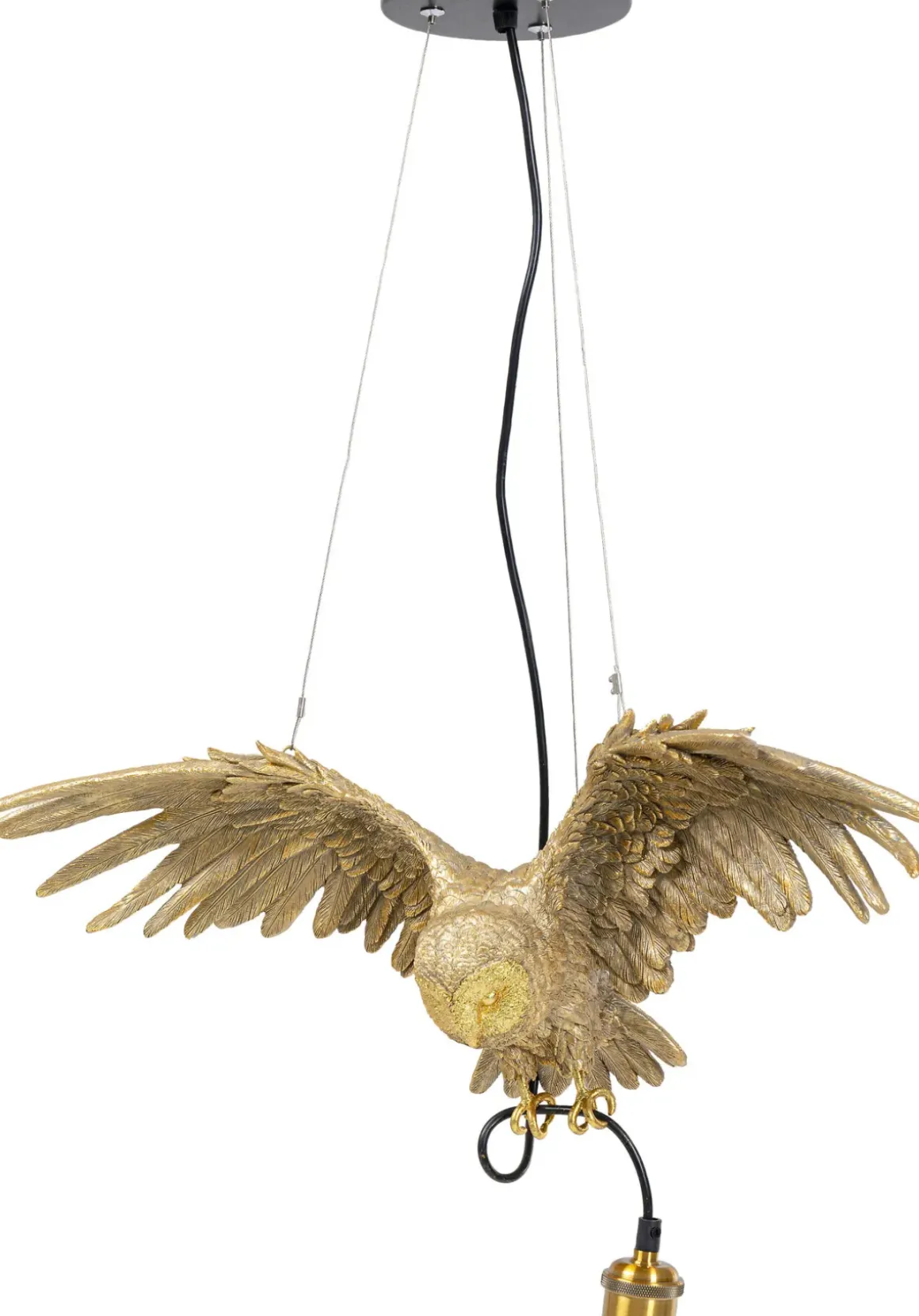 Pendel Animal Owl - Taklampa med Uggla i Guld - KARE Design