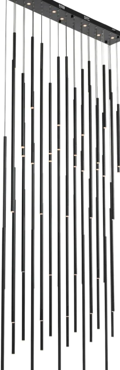 Pendelarmatur Living Vegas Deluxe - Matt Svart, LED - KARE Design