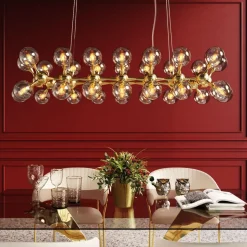 Pendel Atomic - Taklampa Klot, 140cm - KARE Design