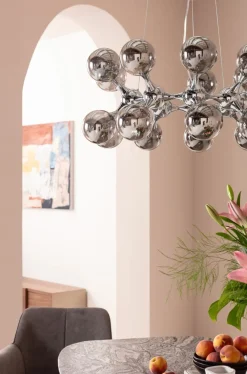 Pendel Atomic - Taklampa Klot silver - KARE Design