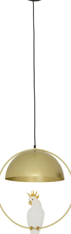 Pendel Cockatoo - Taklampa med Kakadua/Mässingsfinish - KARE Design