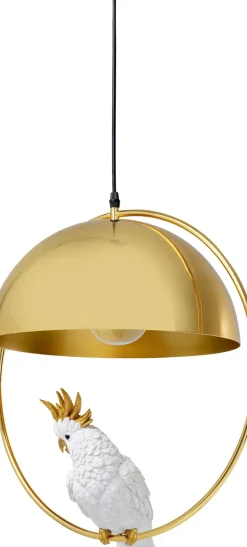 Pendel Cockatoo - Taklampa med Kakadua/Mässingsfinish - KARE Design