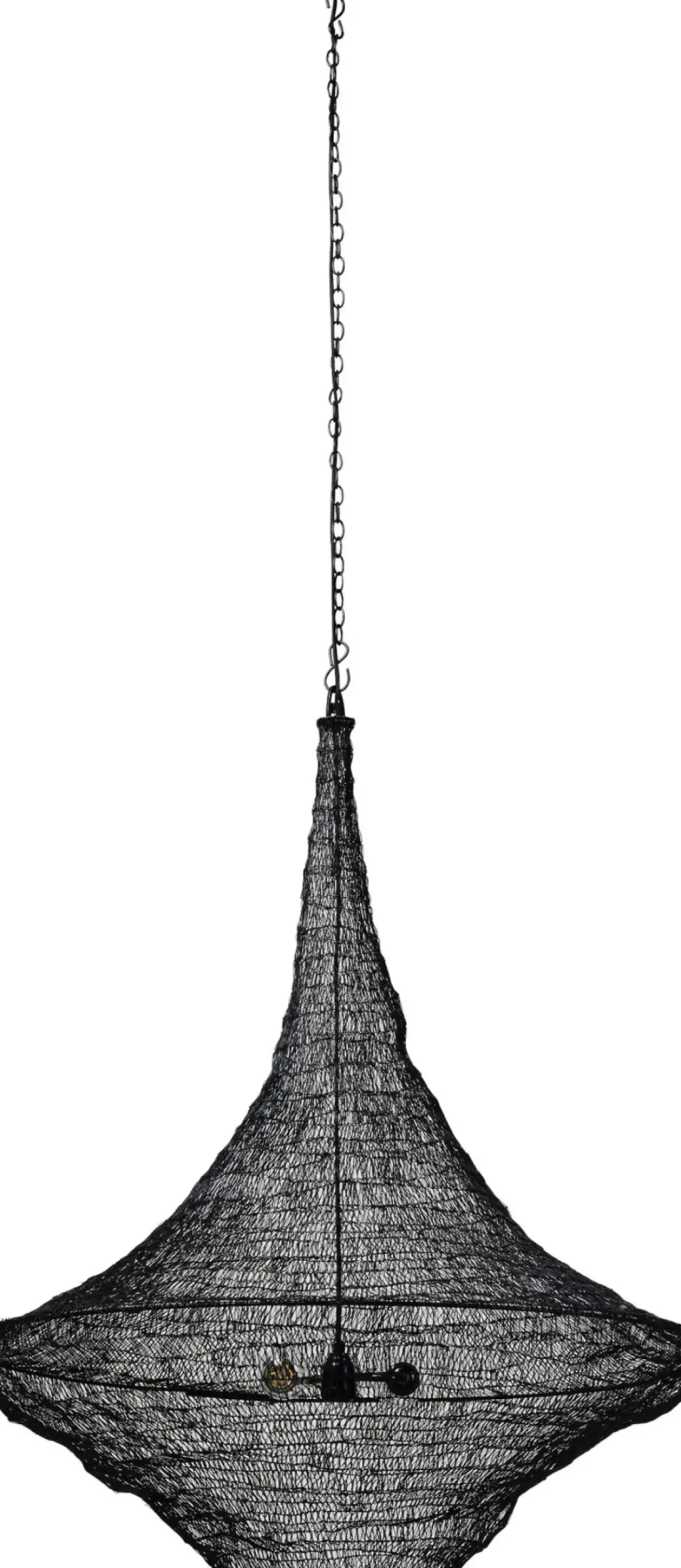 Pendel Cocoon Svart - Taklampa av nät, Ø89cm - KARE Design