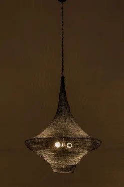 Pendel Cocoon Svart - Taklampa av nät, Ø89cm - KARE Design