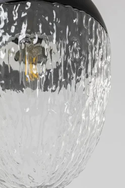 Pendel Frozen - Matt Svart Ø20cm - KARE Design