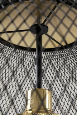 Pendel Grato - Klotformad Taklampa, Nät Svart/Guld, Ø45cm - KARE Design