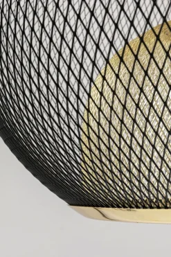 Pendel Grato - Klotformad Taklampa, Nät Svart/Guld, Ø45cm - KARE Design