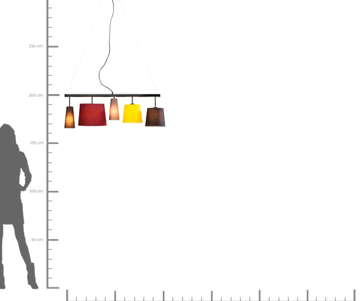 Pendellampa Parecchi Colore 100cm - KARE Design